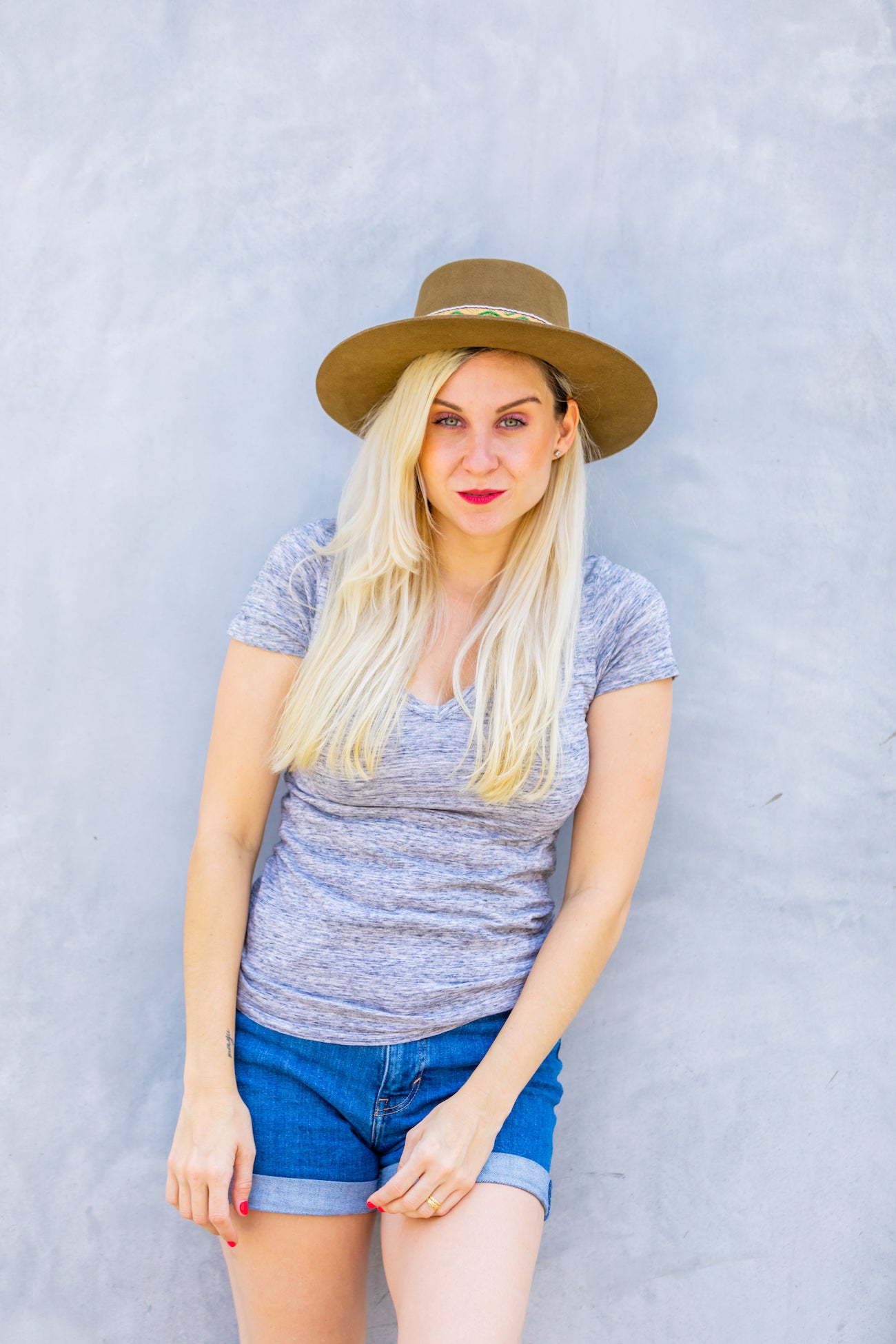 Chestnut Wool Blend Bolero Inspired Bucket Hat