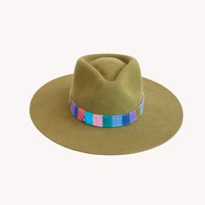 Meadow Green Alpaca Wool Blend Western Ranch Hat