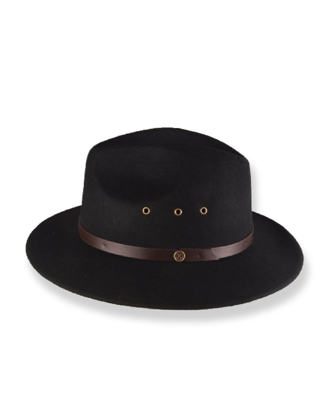 Casual Black Classic Felt Hat