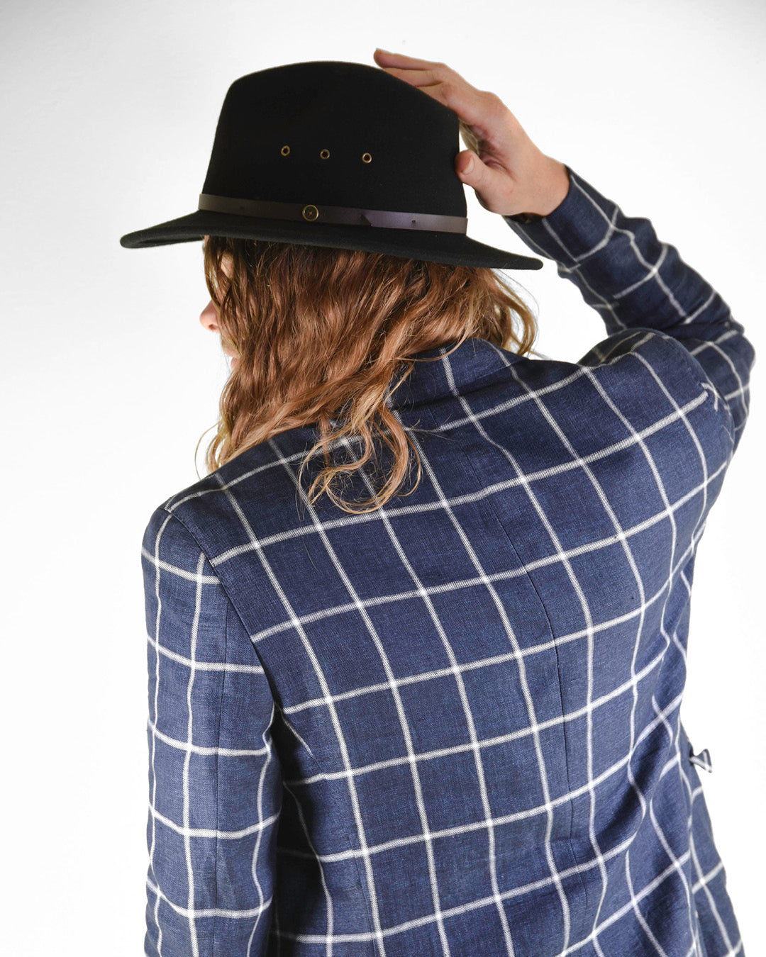 Casual Black Classic Felt Hat - Image 5