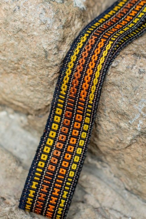 Geometric Intuition Woven Wool Hat Band