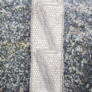 Linear Commitment Woven Wool Hat Band