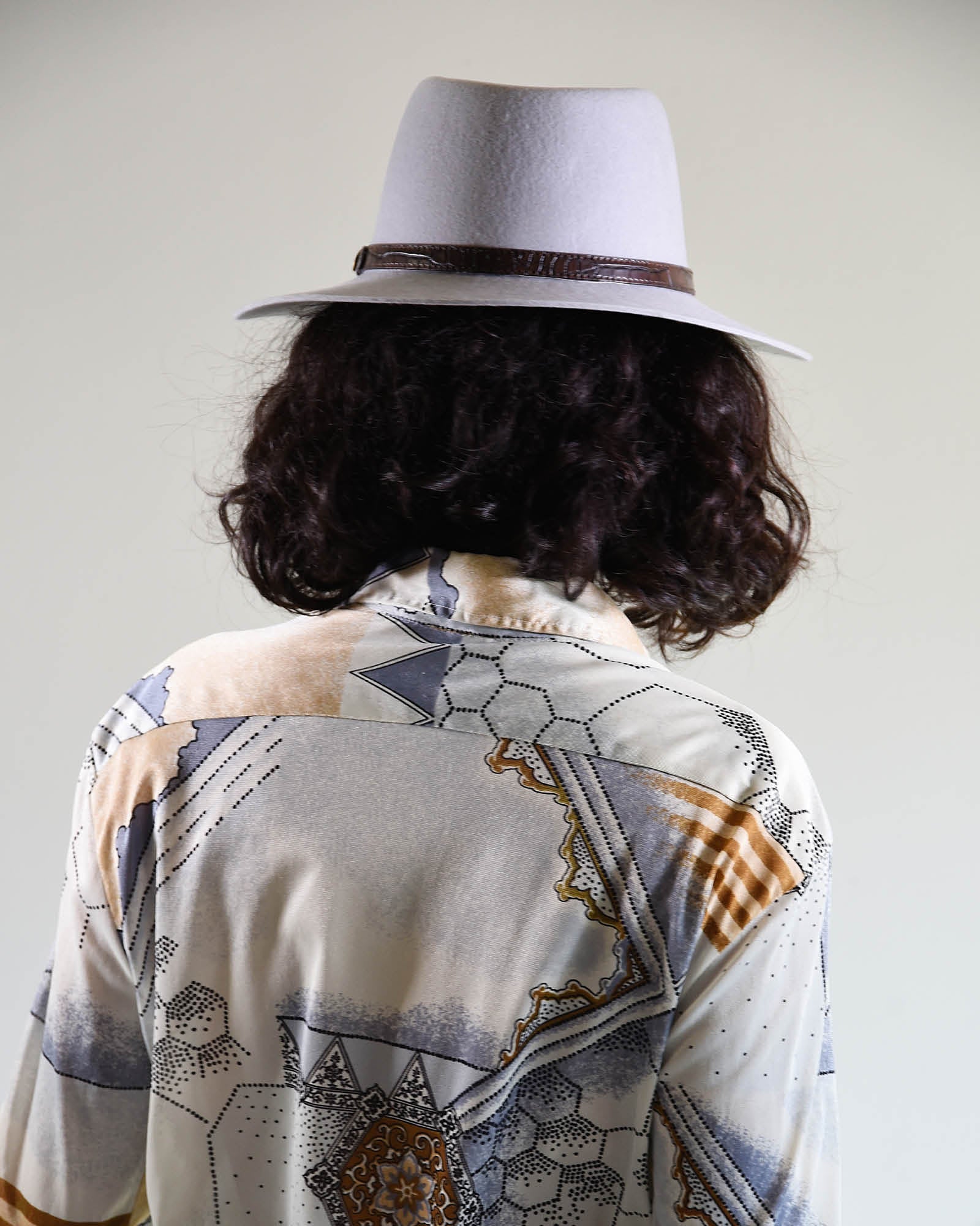 Clean Gray Classic Felt Hat - Image 6