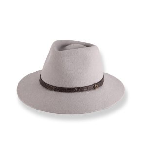 Clean Gray Classic Felt Hat