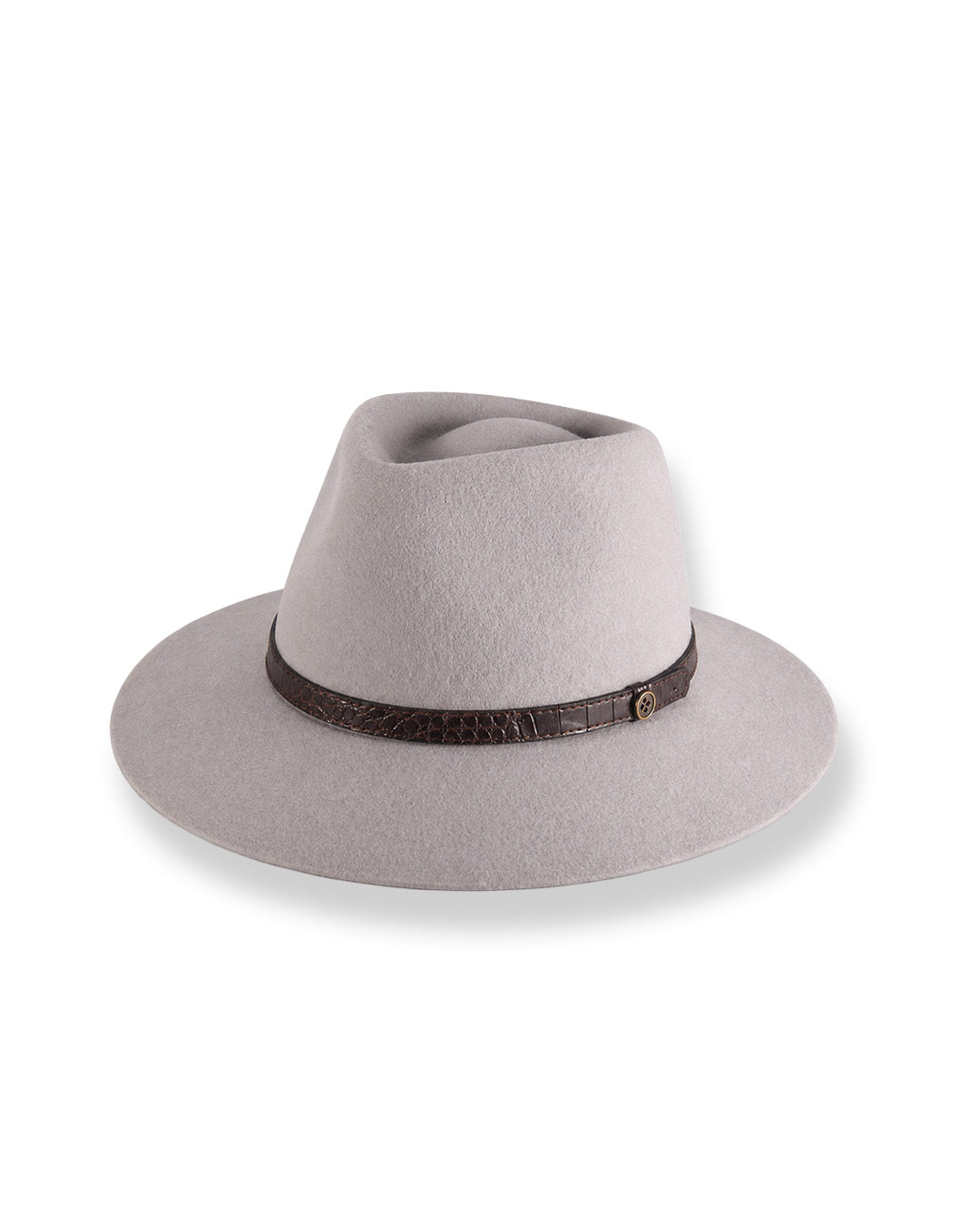 Clean Gray Classic Felt Hat