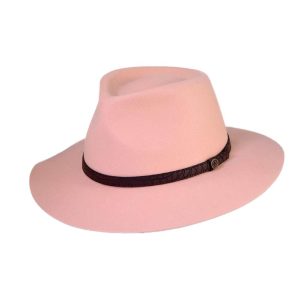 Casual Peach Classic Felt Hat