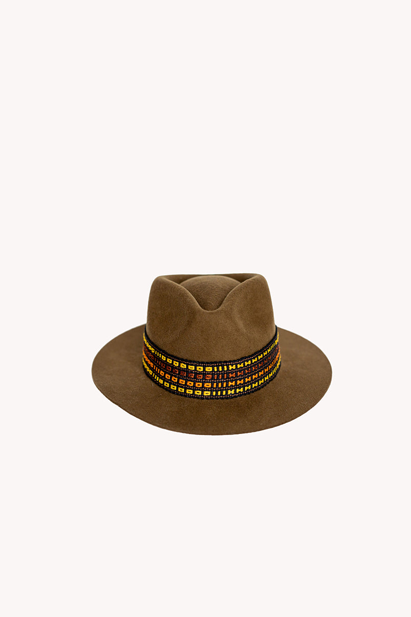 Geometric Intuition Woven Wool Hat Band