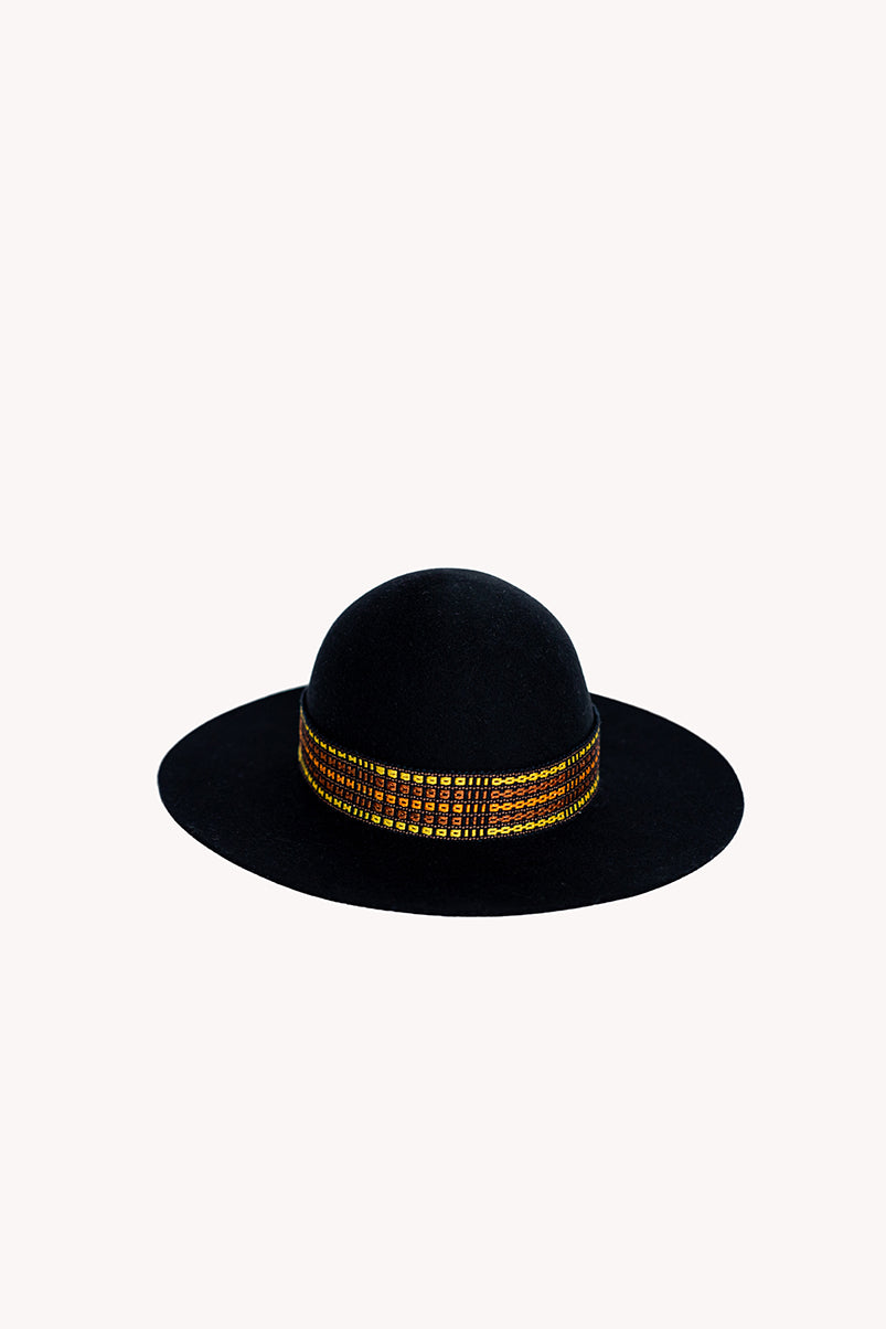 Geometric Intuition Woven Wool Hat Band