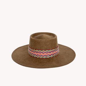 Chestnut Wool Blend Bolero Inspired Bucket Hat