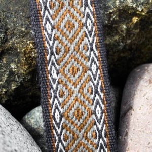 Cross Pattern Love Woven Wool Hat Band