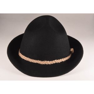 Modern Black Wool Felt Classic Felt Hat