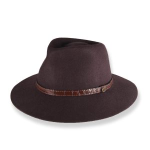 Relaxed Chocolate Classic Felt Hat