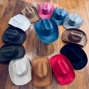 Vegan Suede Cattleman Cowboy Hat