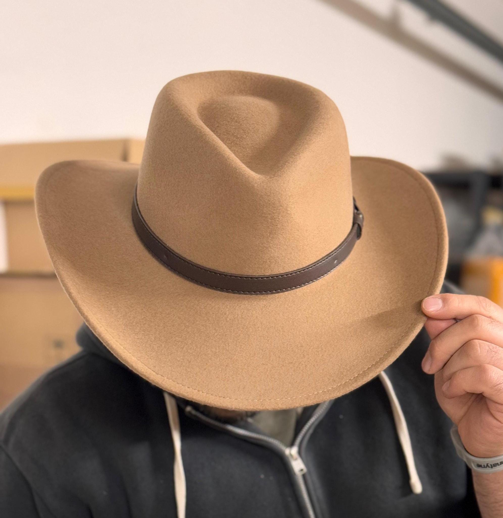 Crushable Wool Felt Cowboy Hat: Western Style with Packable Shape - Image 5