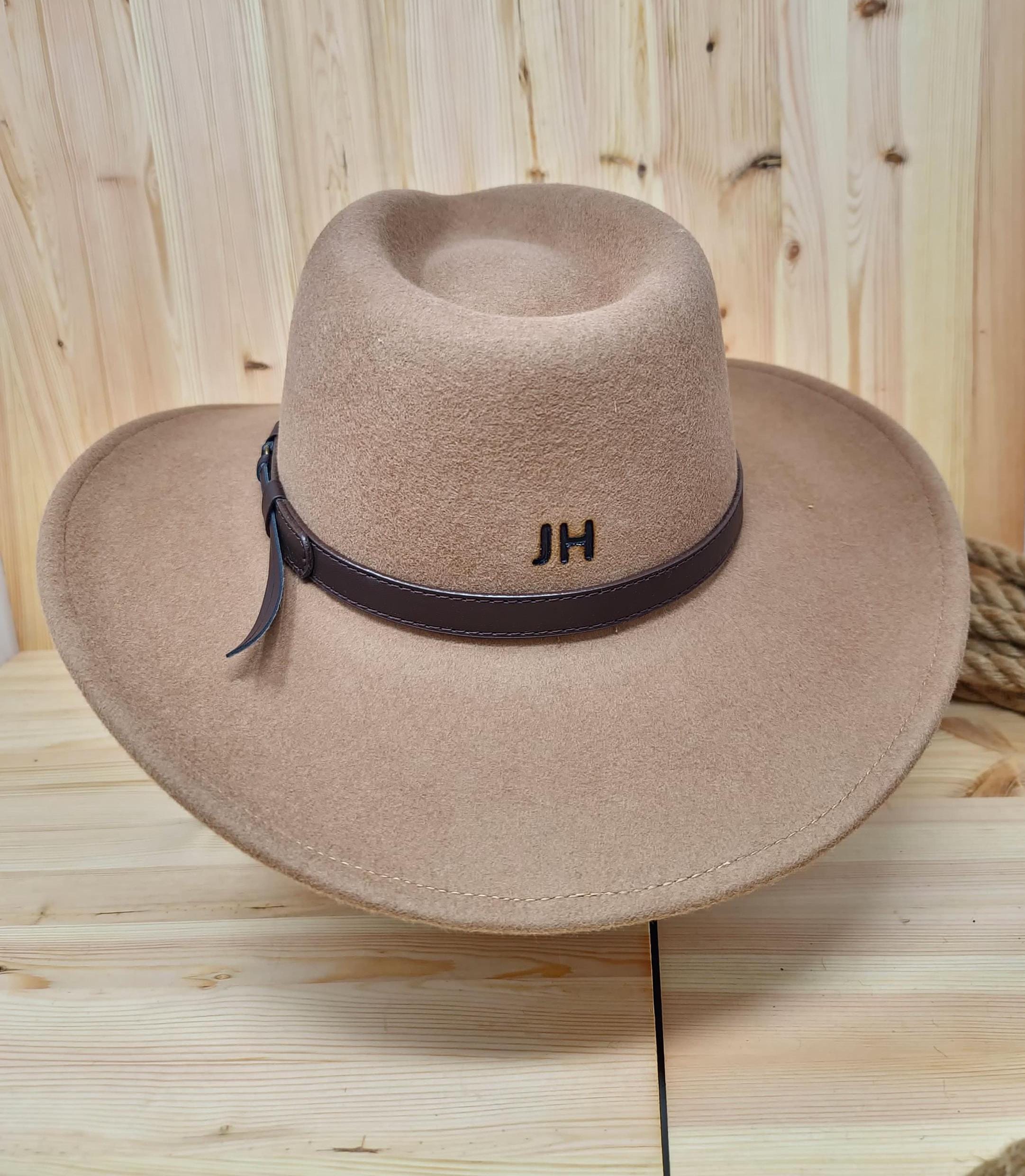 Wool Felt Cowboy Hat: Crushable Western Hat with Structured Brim - Image 9