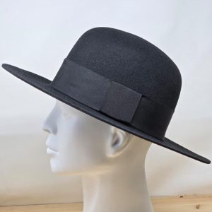 Wool Bolero Hat: Wide Brim Western Style with Structured Crown