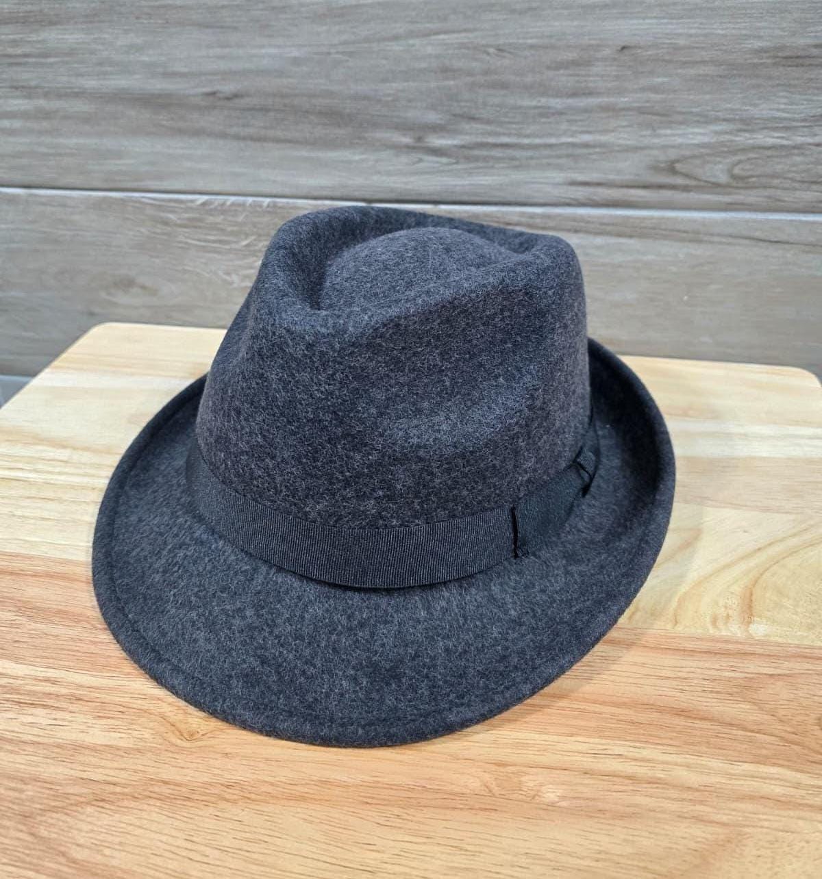 Wool Trilby Hat: Crushable Wide Brim with Grosgrain Band - Image 4