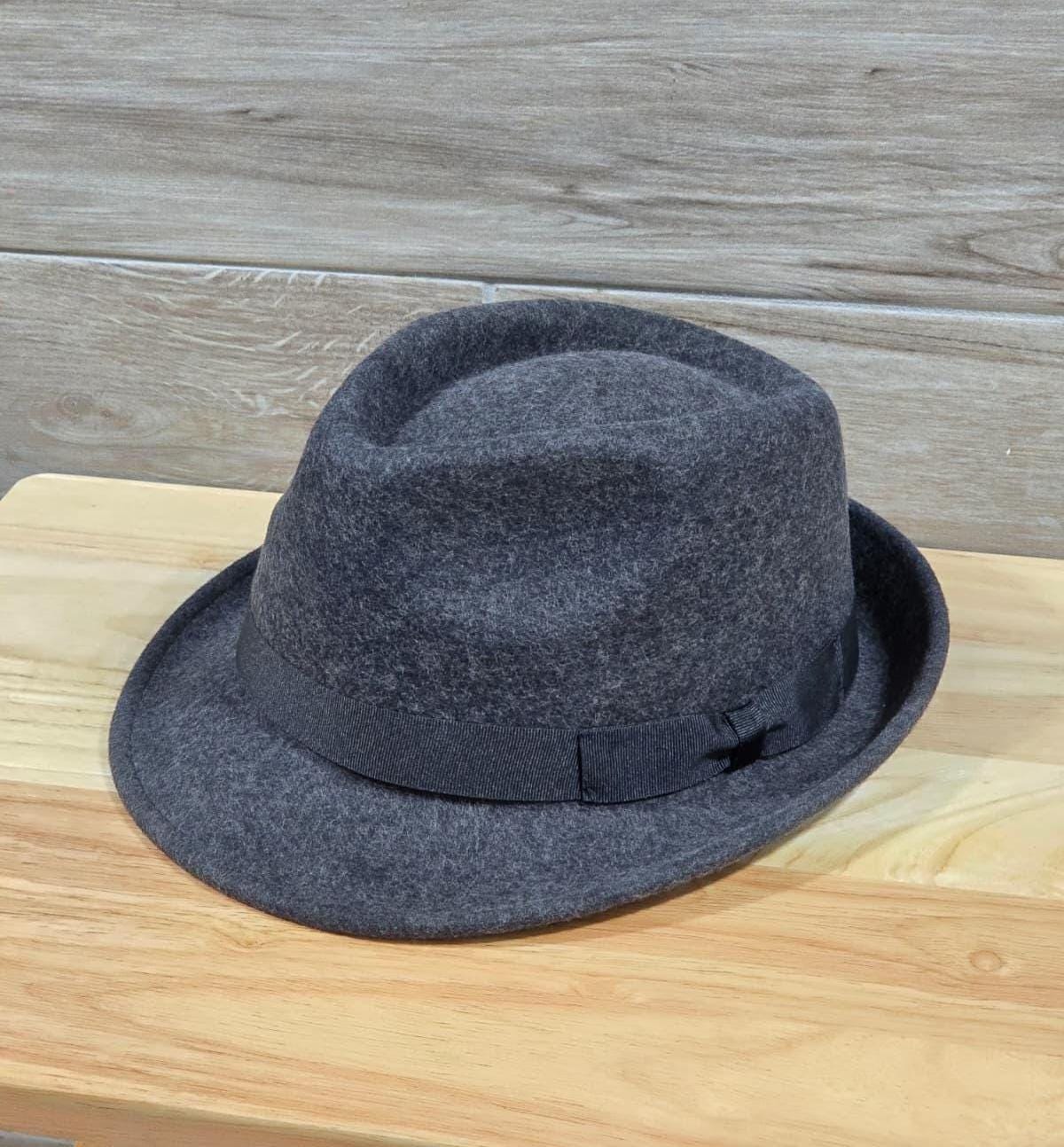 Wool Trilby Hat: Crushable Wide Brim with Grosgrain Band - Image 6