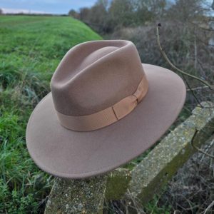 Crushable Wool Fedora Hat: Wide Brim Classic Style, 6 Colors