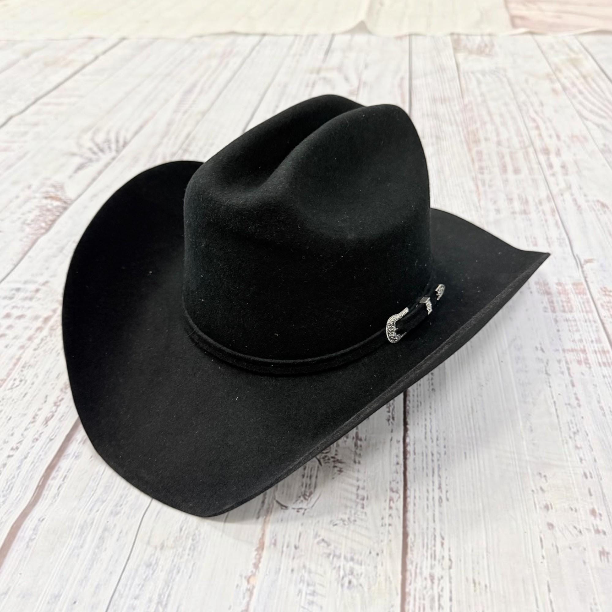 Wool Cattleman Cowboy Hat with Western Buckle - Image 6