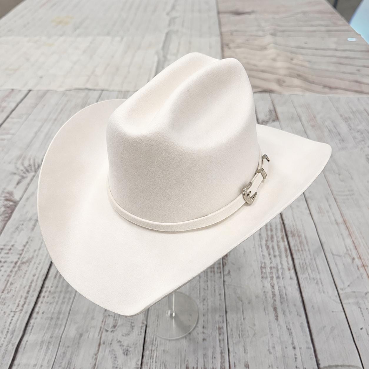 Wool Cattleman Cowboy Hat with Western Buckle - Image 2