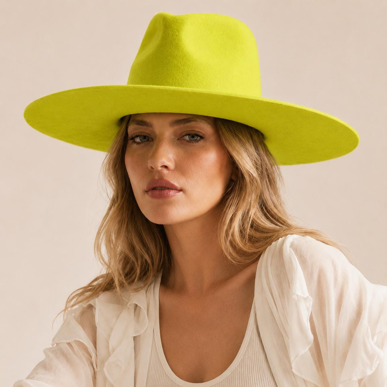 Wool Rancher Hat: Teardrop Crown Cowboy Hat, Adjustable Fit - Image 16