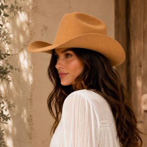 Wool Cowboy Hat: Classic Cattleman Rancher