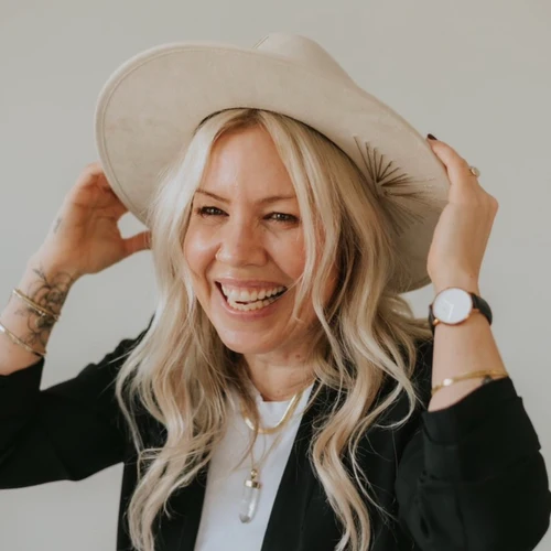 Customer wearing a hat