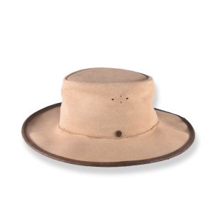Lightweight Tan Felt Hat for Everyday Wear